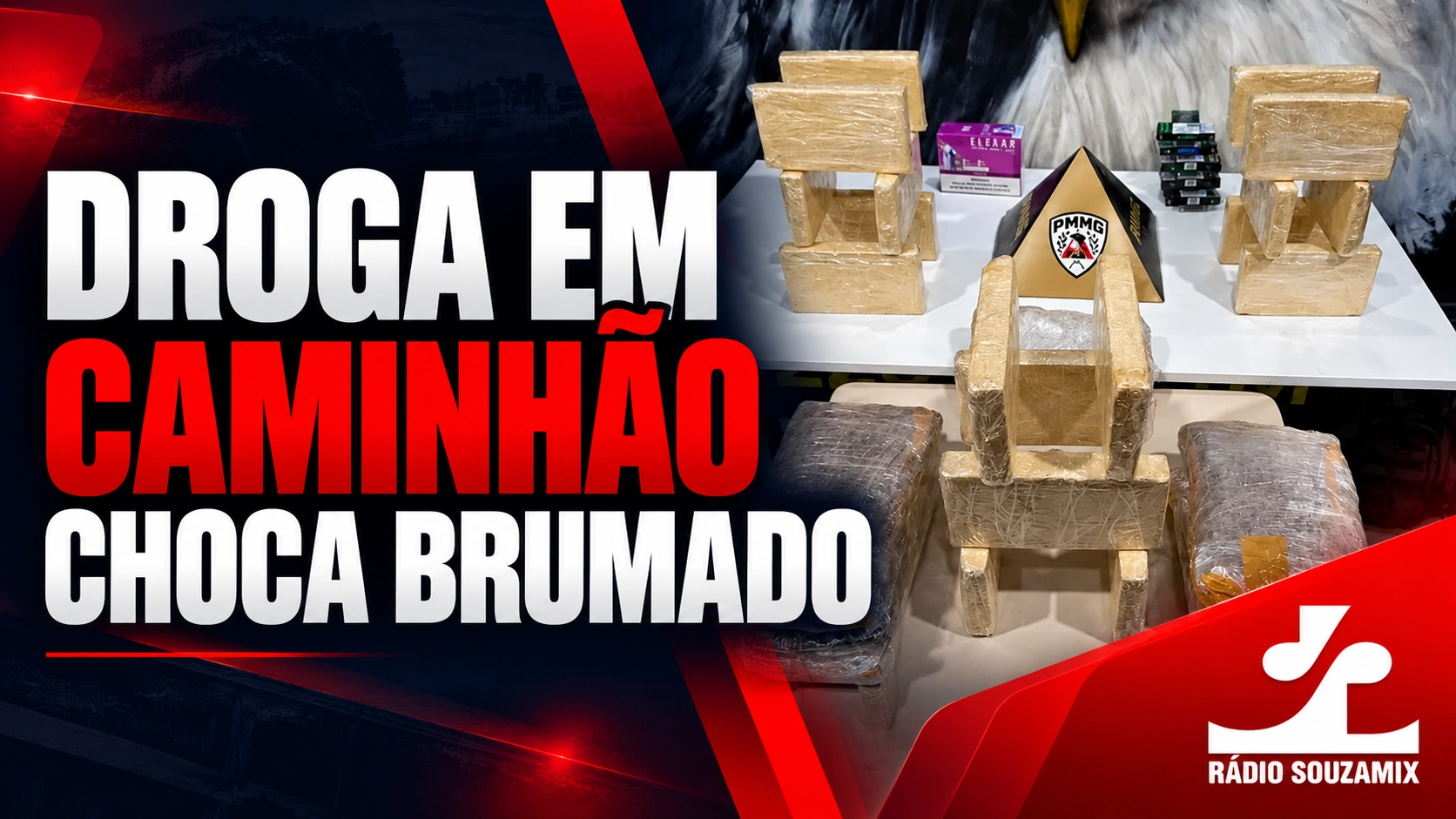 Dois jovens de Brumado são presos com cocaína e skunk em caminhão em Minas Gerais