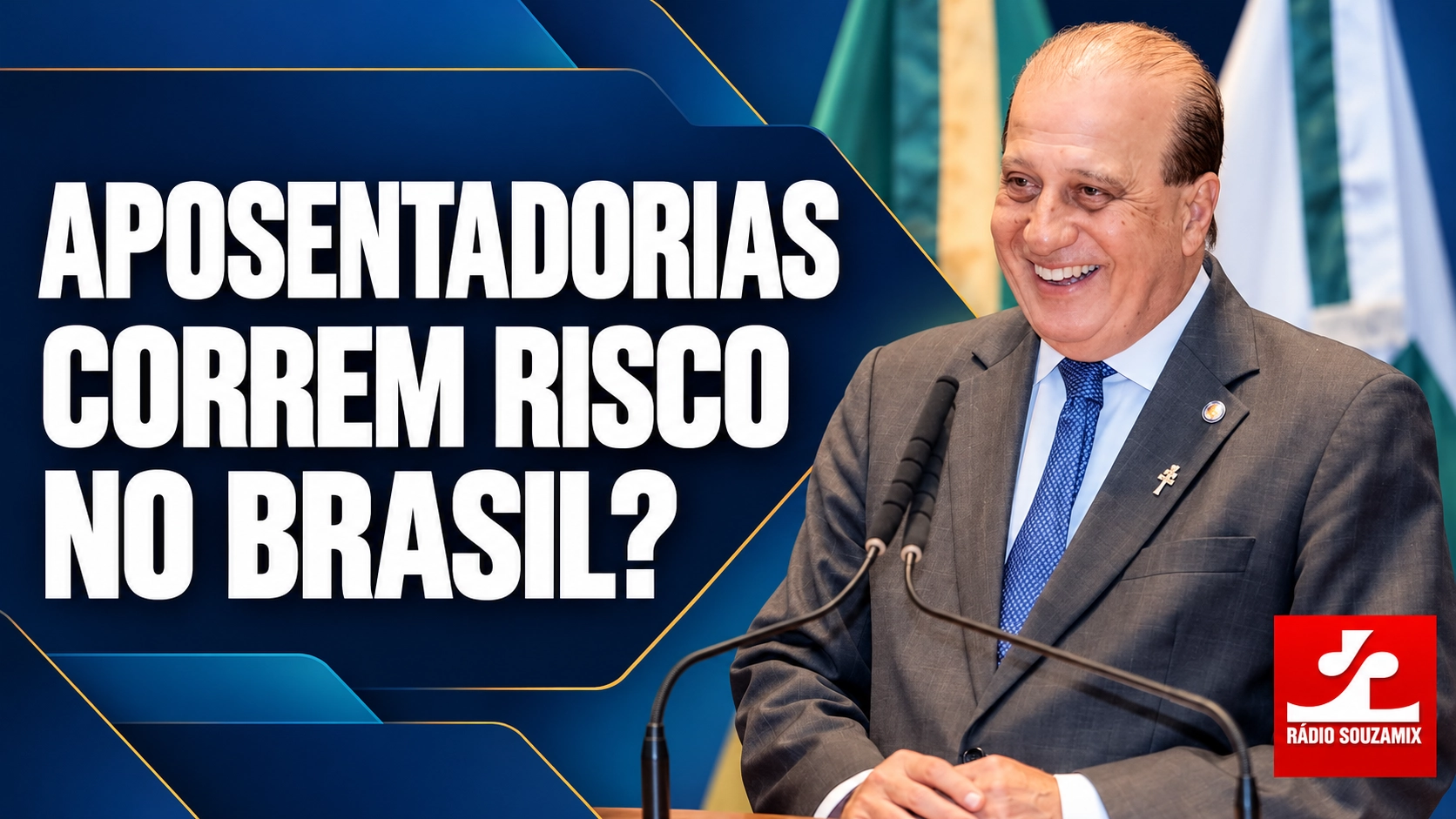 Augusto Nardes alerta para risco de falta de recursos para pagar aposentadorias no Brasil
