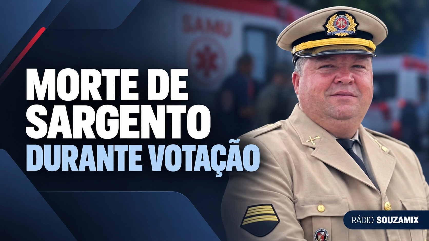 Sargento da CIPE Sudoeste morre após passar mal durante votação em Vitória da Conquista