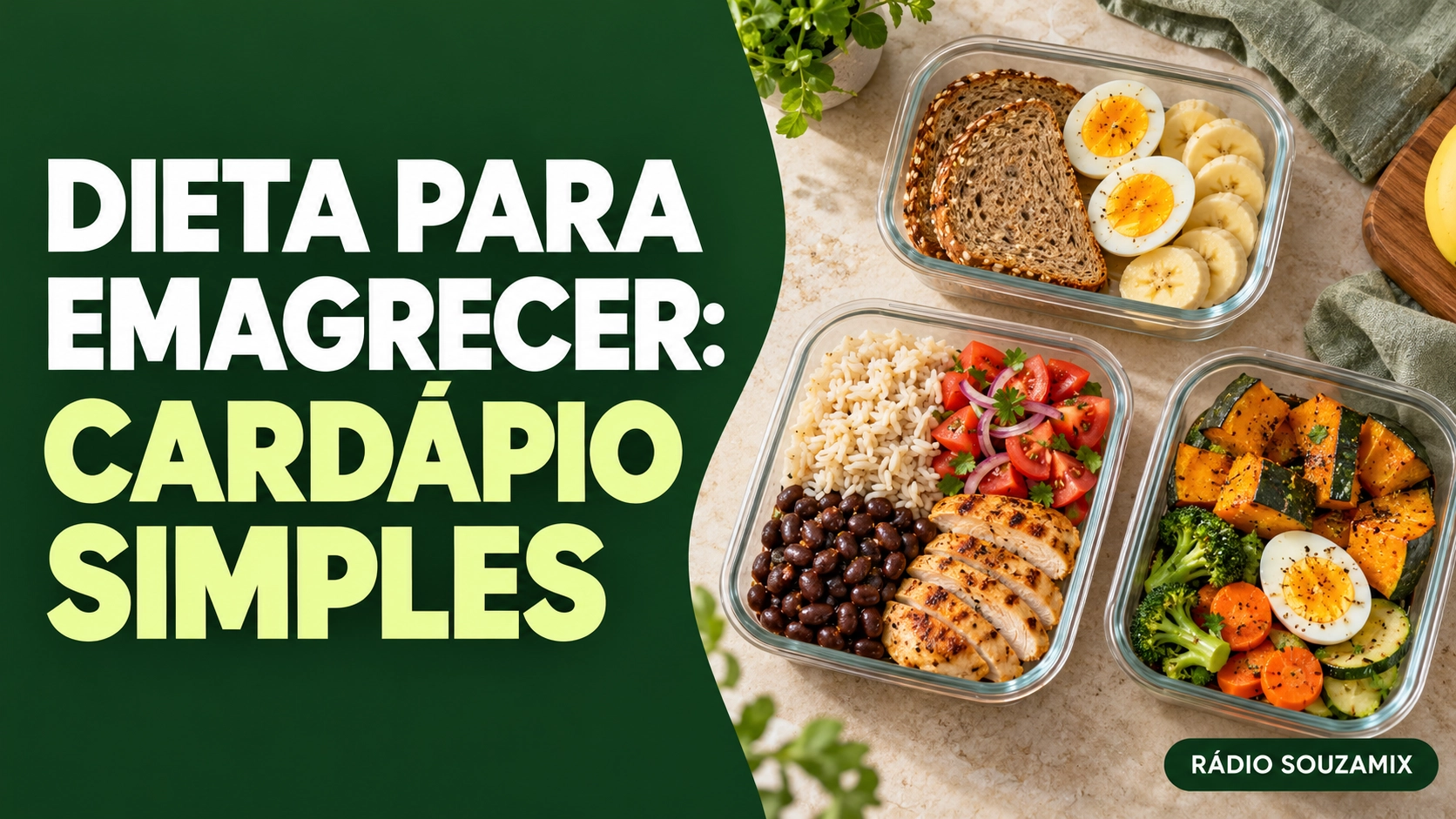 Dieta para emagrecer: como montar um cardápio simples e equilibrado