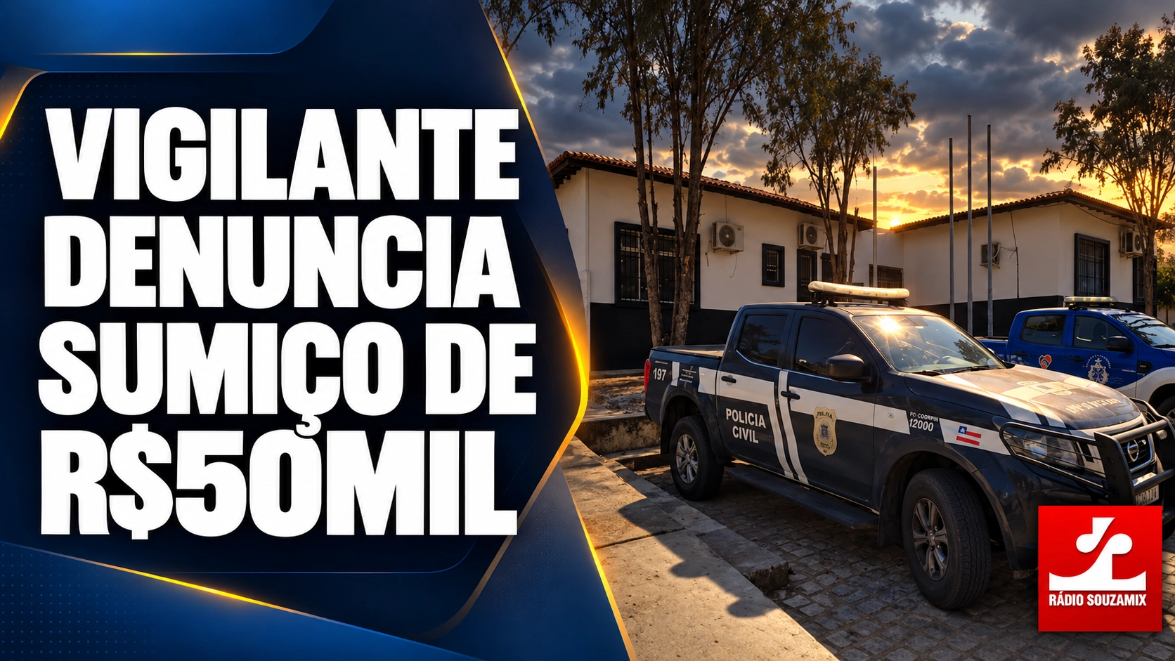 Brumado: vigilante relata desaparecimento de R$ 50 mil economizados durante 16 anos de trabalho
