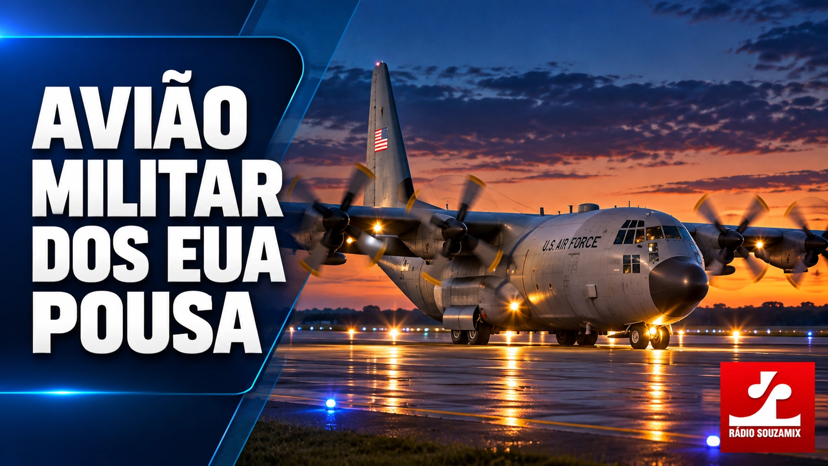 Avião militar dos Estados Unidos pousa no Brasil: veja o que se sabe sobre a aeronave