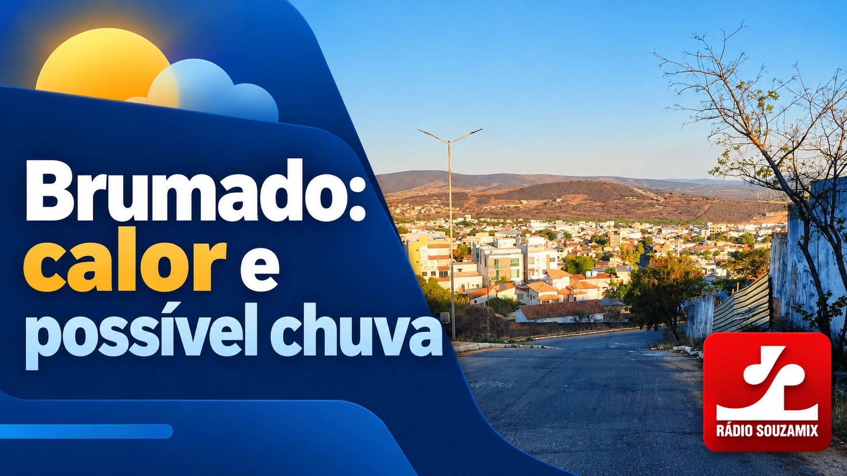 Clima de Brumado: fim de semana terá calor e possibilidade de chuva