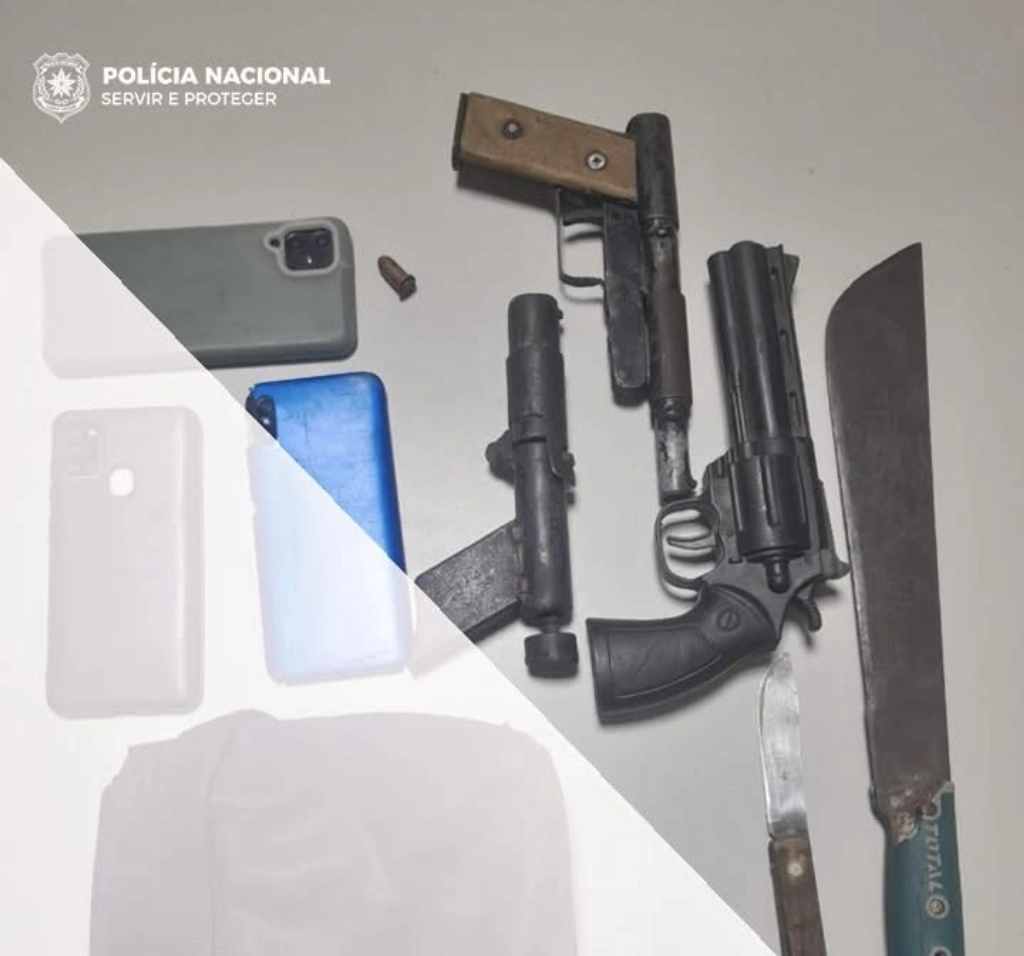 PN recupera bens e apreende armas após detenções em Achadinha, Achada Santo António e Calabaceira