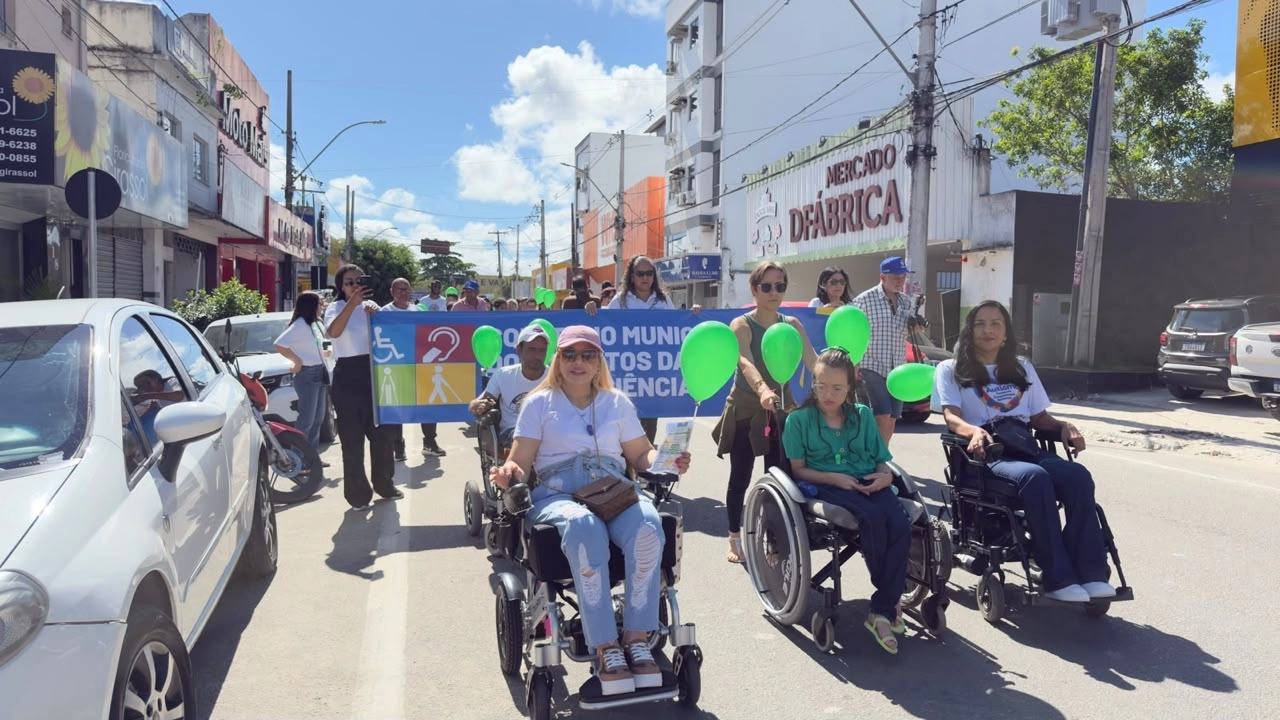 Prefeitura de Eunápolis promove Caminhada do Setembro Verde em defesa da inclusão