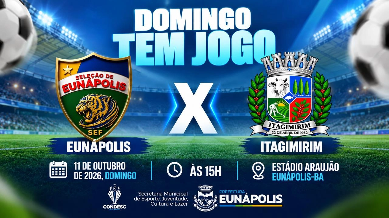 Eunápolis enfrenta Itagimirim neste domingo pela Copa CONDESC