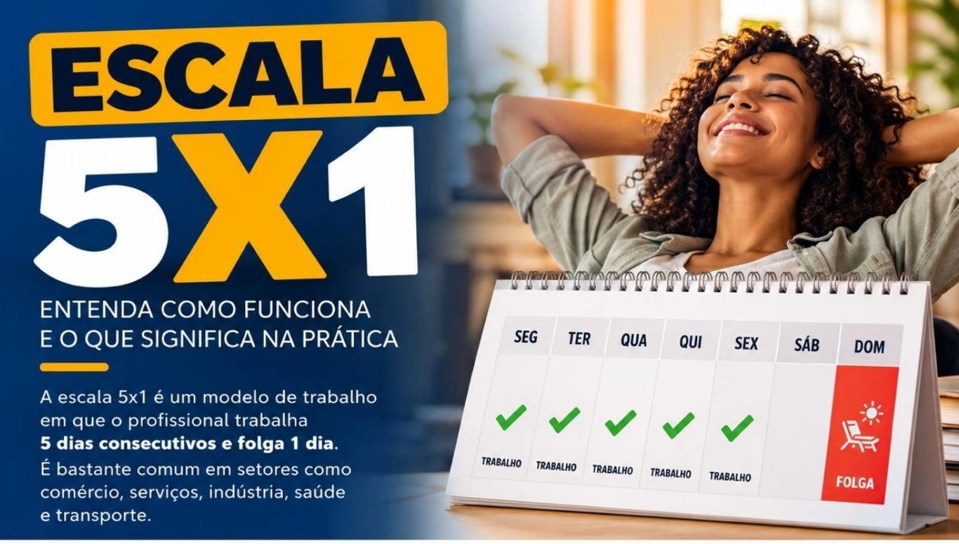 Escala de trabalho 5x2 começa a valer em 15 de dezembro; veja o que muda para os trabalhadores