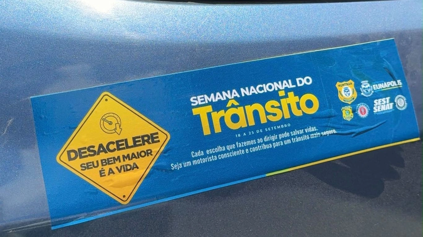 Prefeitura de Eunápolis realiza blitz educativas durante a Semana Nacional de Trânsito