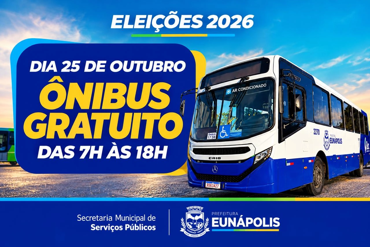 Prefeitura de Eunápolis anuncia transporte coletivo gratuito no domingo de eleição (25)