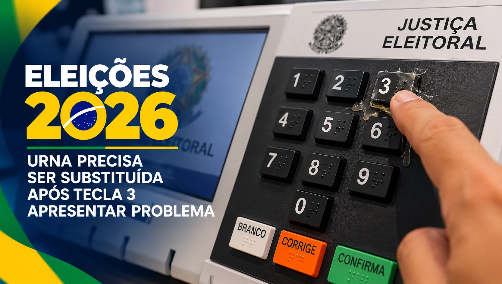 Eleições 2026: mais de 1,8 mil urnas foram substituídas no primeiro turno; caso no RS será investigado
