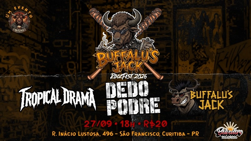 Buffalu's Jack RockFest reúne três vertentes do hardcore em Curitiba