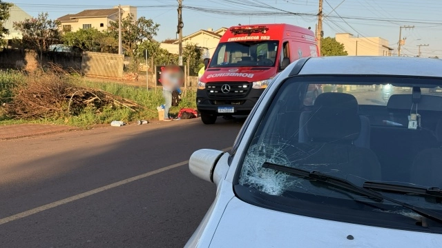 Meninas de 15 e 16 anos são atropeladas a caminho da escola em São Miguel do Oeste