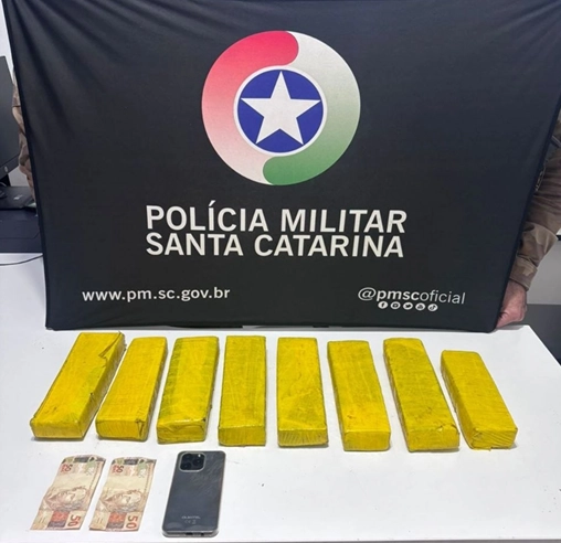 Homem é preso com mais de 6 kg de maconha em Chapecó