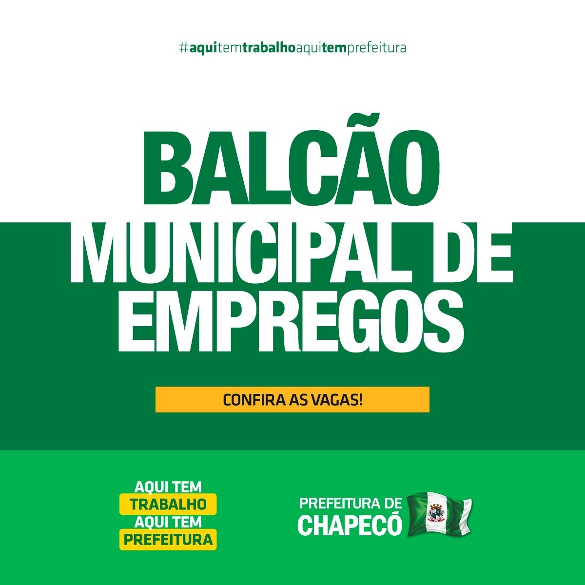 Balcão de Empregos de Chapecó oferece 1.318 vagas nesta semana