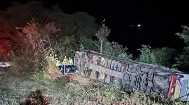 Polícia Civil conclui que falha humana causou acidente com ônibus paraguaio que matou quatro pessoas em São Miguel da Boa Vista