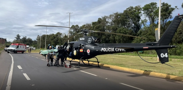 Homem morre após tentar matar companheira a facadas e se ferir em Chapecó