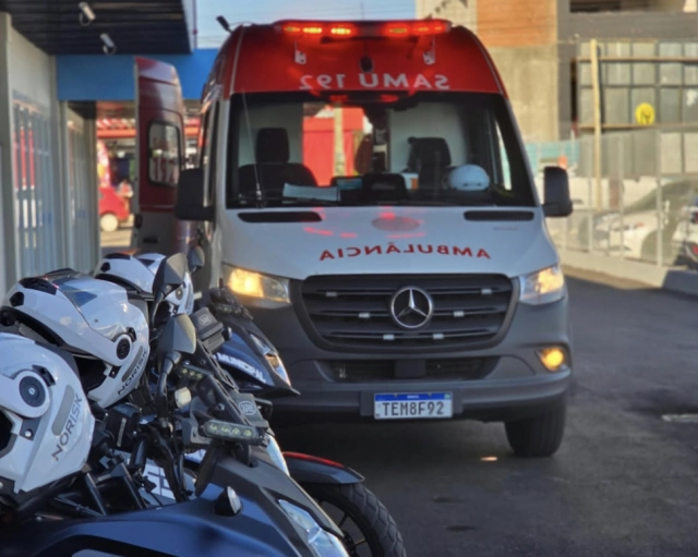 Operação de transferência mobiliza Saúde de Guaraciaba, SAMU e Guarda Municipal de Chapecó após criança sofrer queda