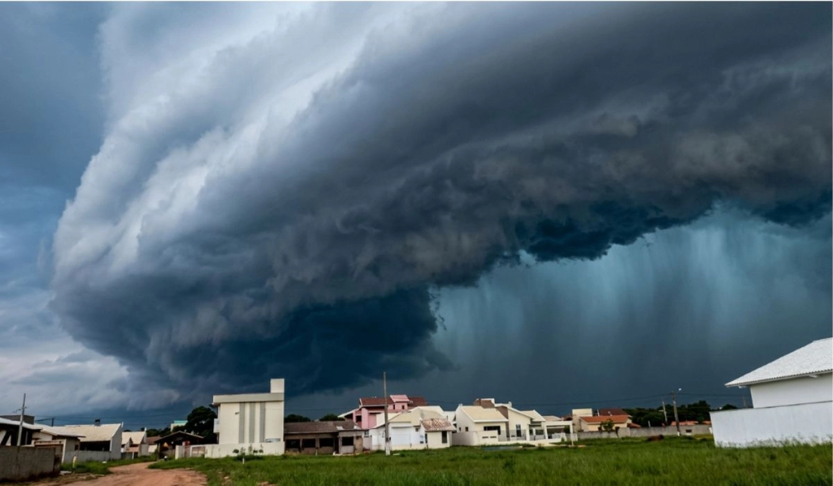 SC segue em alerta para chuva volumosa e pode ter temporais com rajadas de até 100 km/h