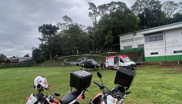 Adolescente de 14 anos é atingido por tiro na cabeça e fica em estado gravíssimo em Chapecó