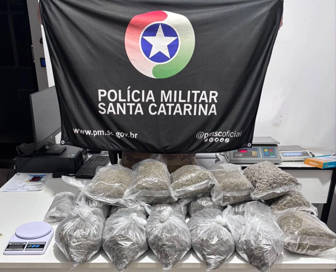 Homem é preso após polícia encontrar quase 12 quilos de maconha em Cordilheira Alta