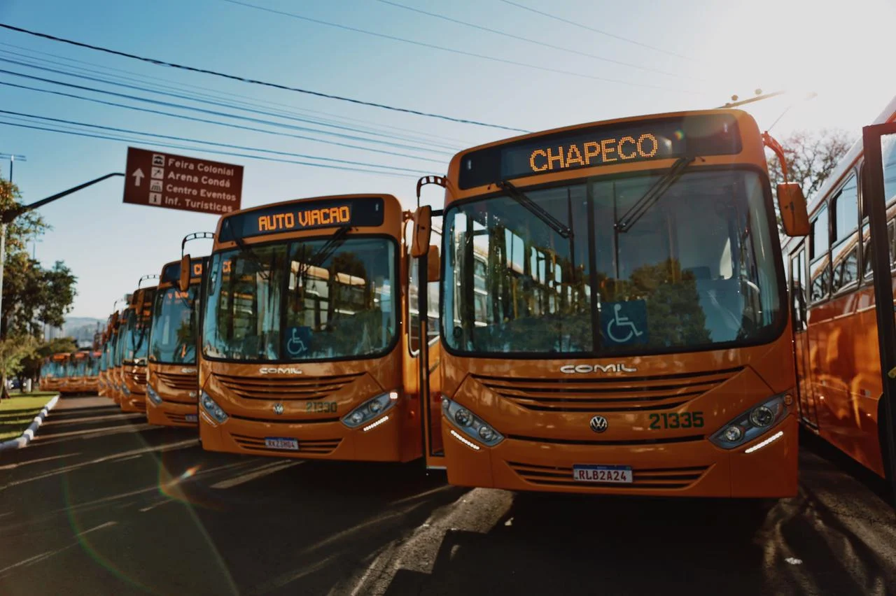 Transporte coletivo será gratuito em Chapecó neste domingo, dia da eleição