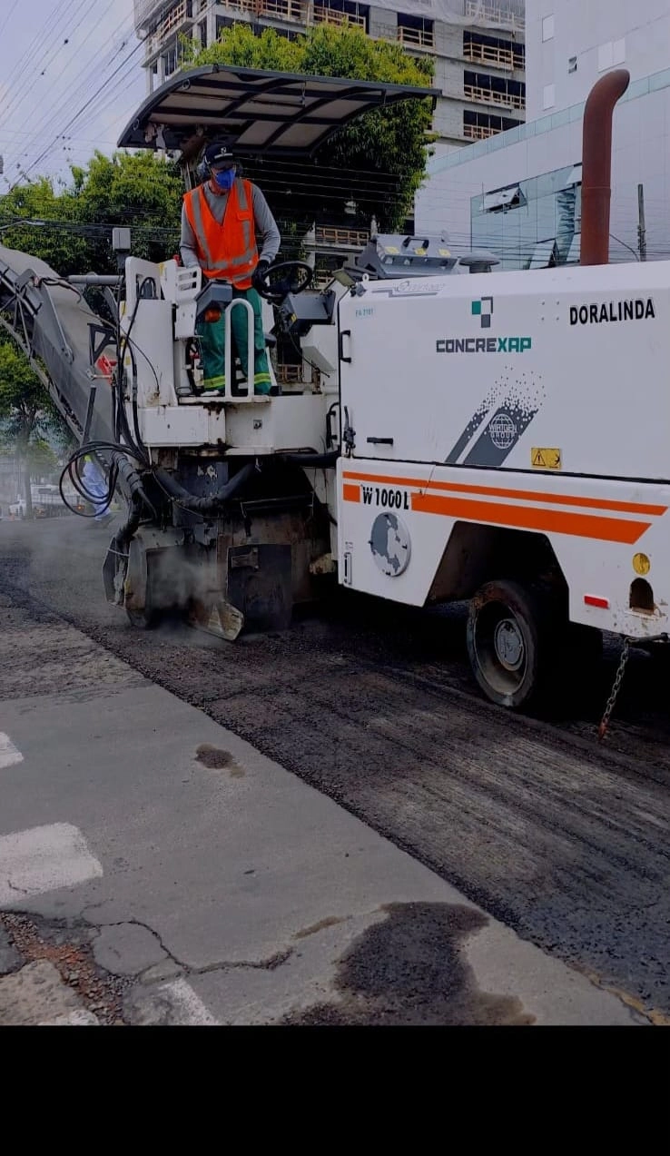 Obras de revitalização avançam em ruas do Centro de Chapecó
