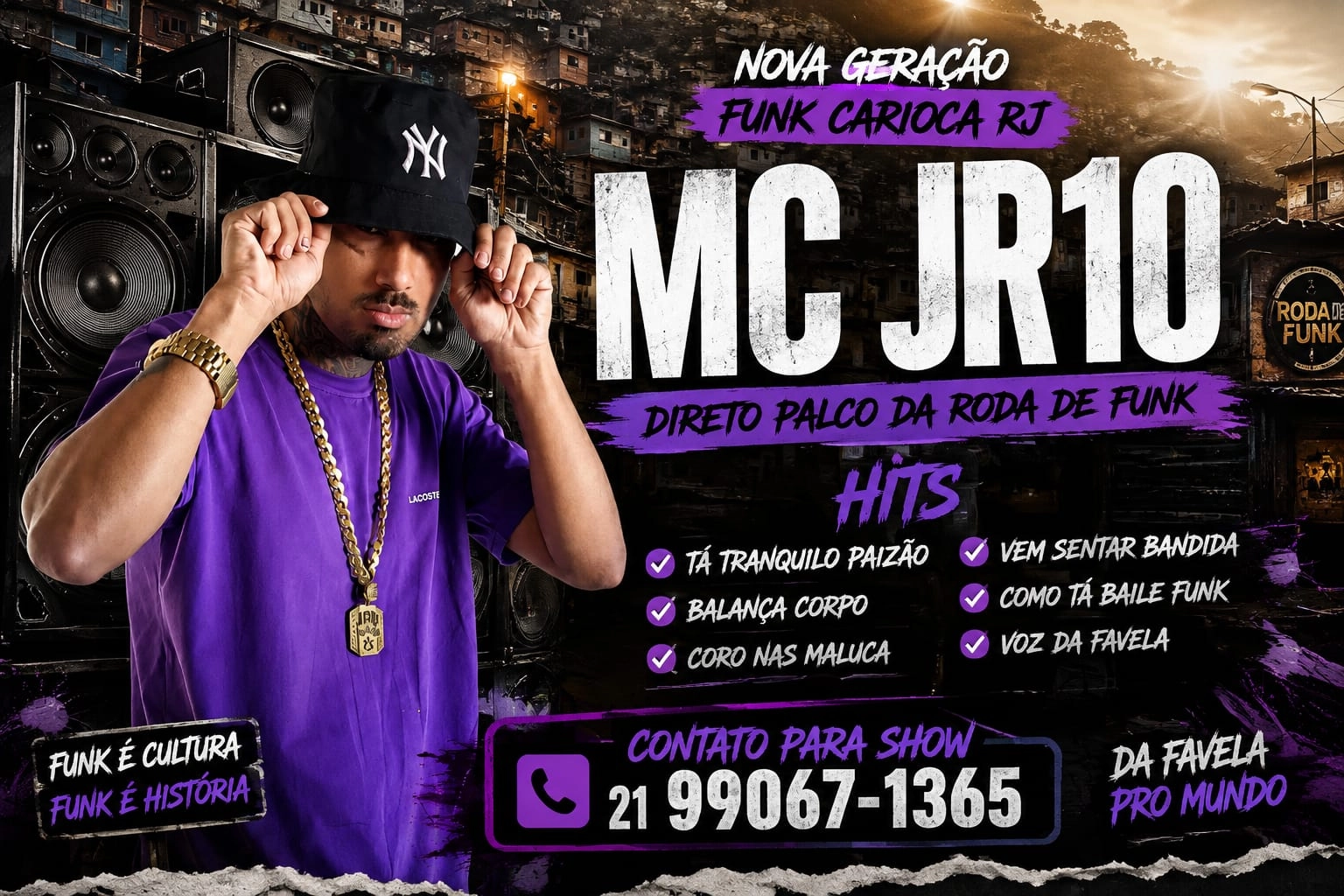 MC JR10 AO VIVO RODA DE FUNK
