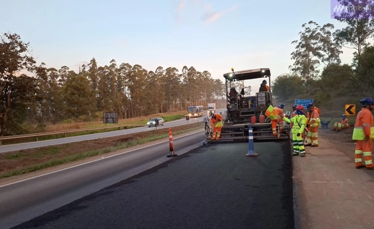 FERNÃO DIAS TERÁ OBRAS EM TRECHOS DE BRAGANÇA PAULISTA, VARGEM E ATIBAIA