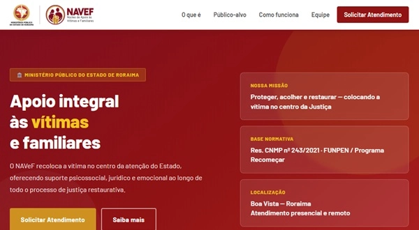 NAVEF disponibiliza página virtual no site institucional do MPRR
