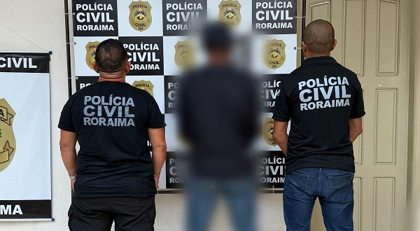SÃO JOÃO DA BALIZA: Polícia Civil de Roraima prende homem investigado por estupro da enteada