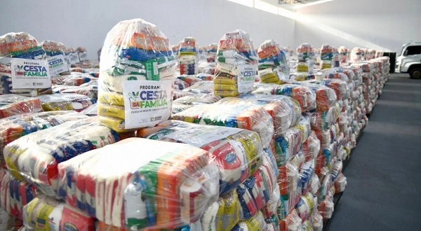 CESTA DA FAMÍLIA:  Governo de Roraima inicia entrega domiciliar de cestas básicas para 18,6 mil beneficiários