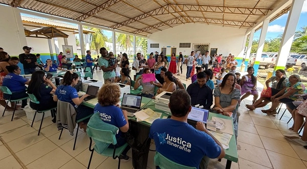 Justiça Itinerante leva serviços jurídicos e de cidadania a Normandia