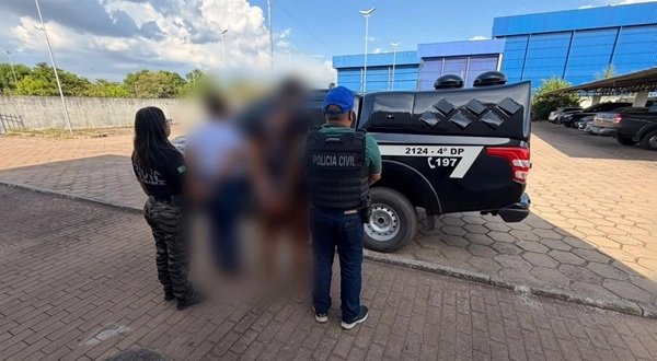Polícia Civil prende casal suspeito de sequestrar, torturar e extorquir vítimas em Boa Vista