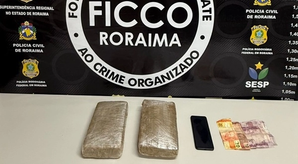 FICCO/RR prende homem com 2,1 kg de drogas em Boa Vista