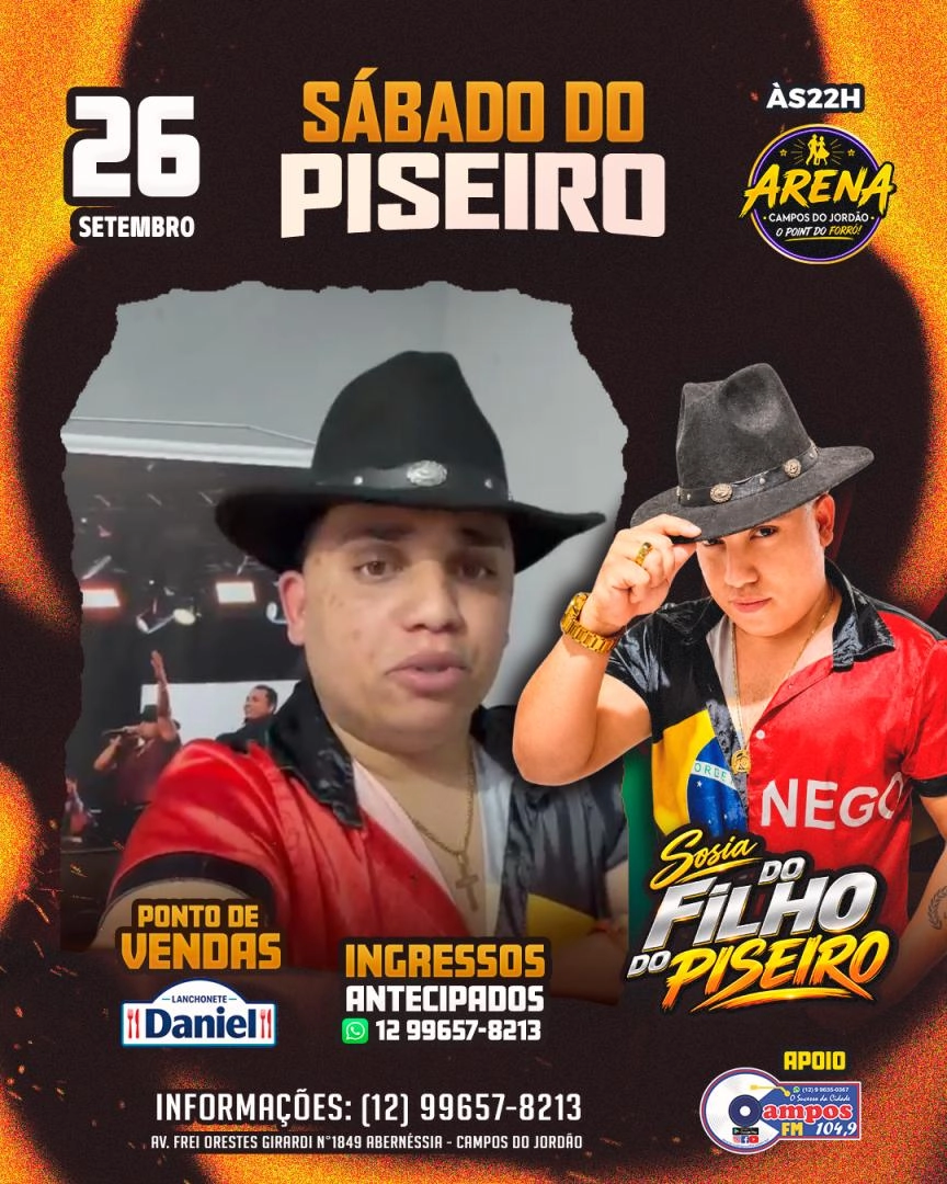 Sábado do Piseiro no Arena!