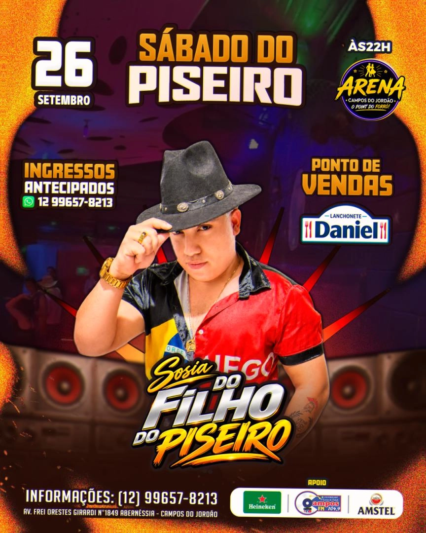 Sábado do Piseiro no Arena!