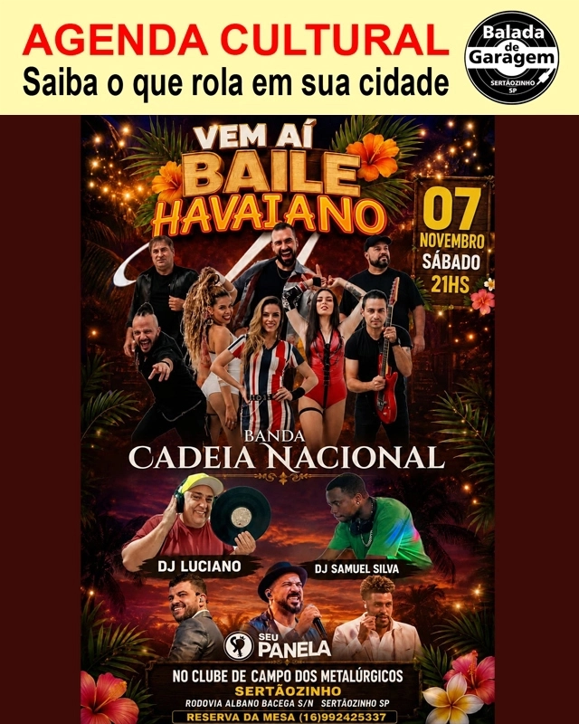 Sertãozinho, SP | Baile Havaiano