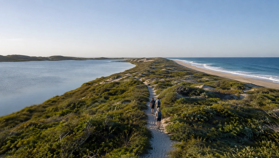 Restinga de Jurubatiba reúne lagoas, praias e trilhas preservadas.