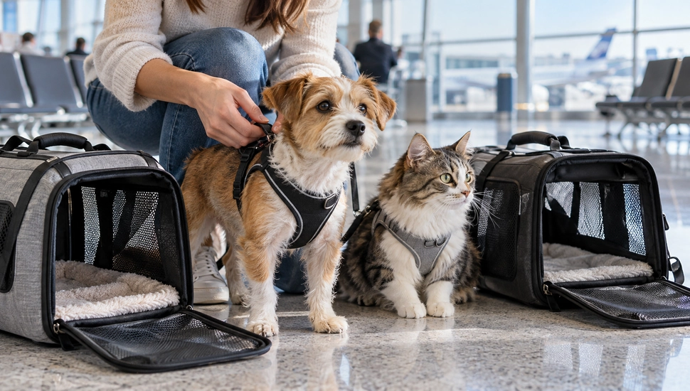 Viagens aéreas com pets crescem e exigem planejamento antes da passagem.
