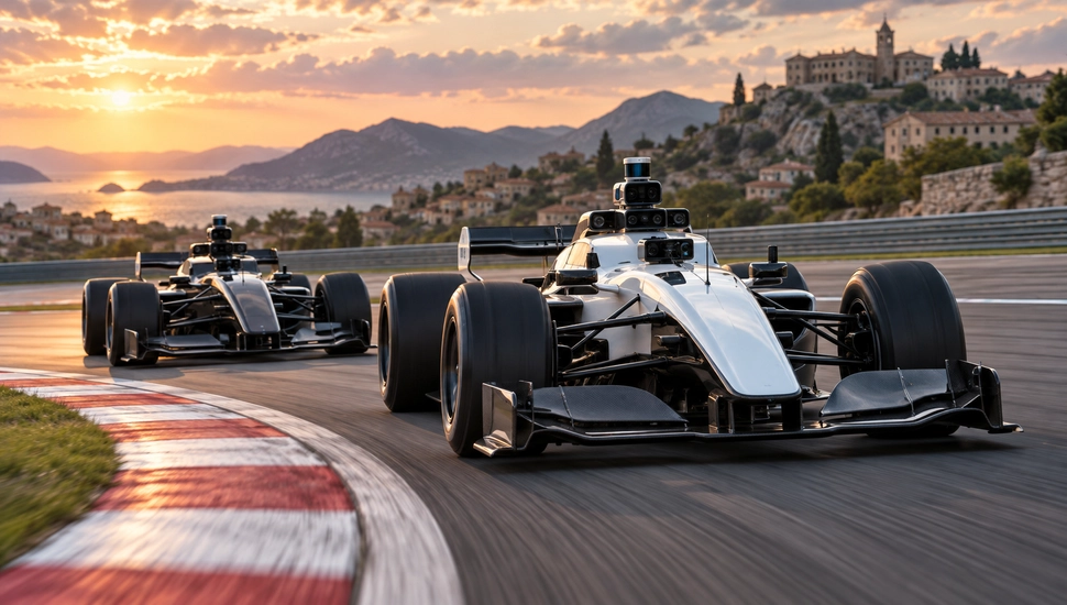 Corrida sem pilotos em Imola expõe os desafios do automobilismo autônomo.