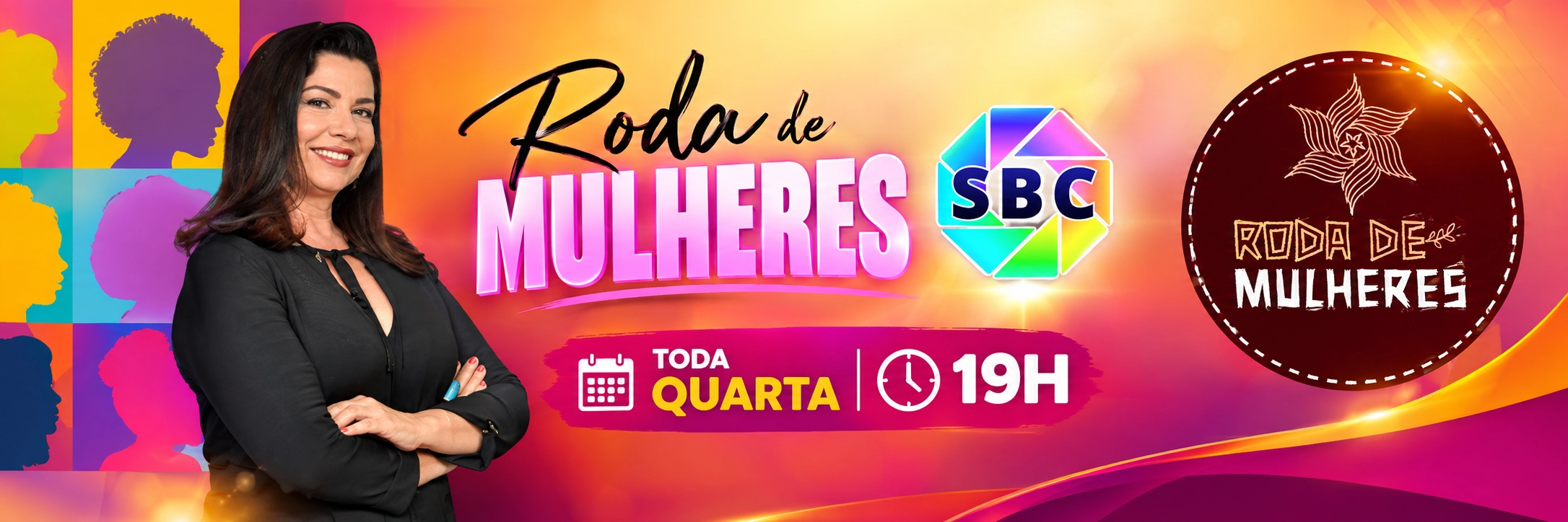 BANNER RODA DE MULHERES