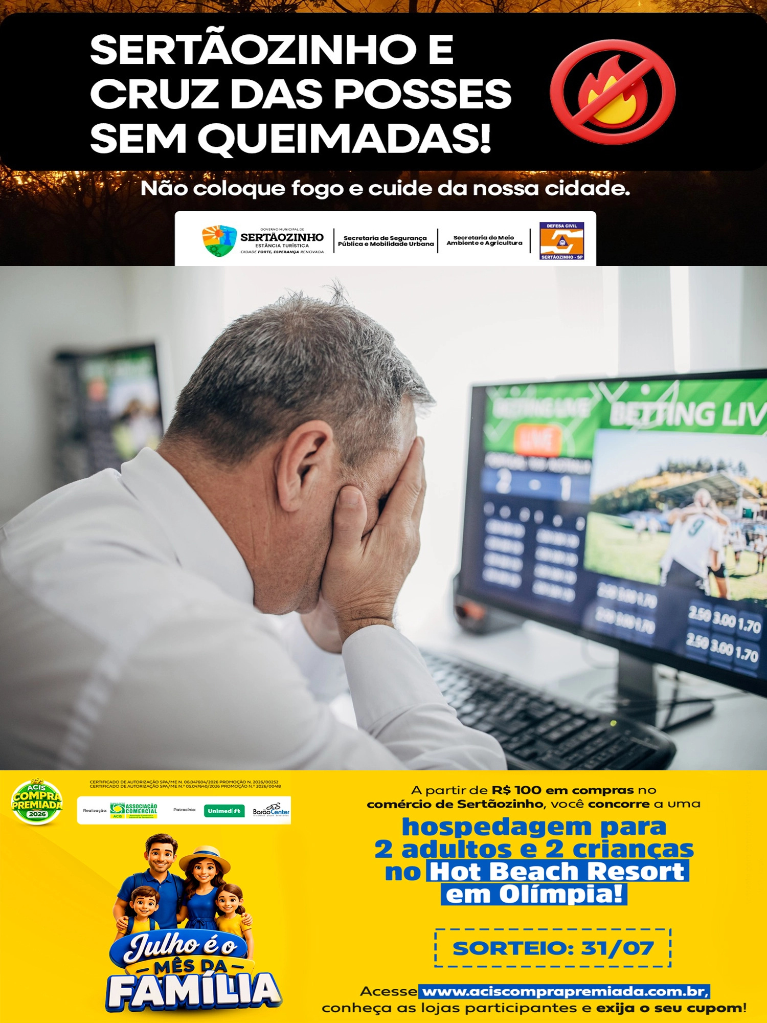 CAPS II de Sertãozinho oferece grupo terapêutico para pessoas com compulsão por jogos e apostas on-line