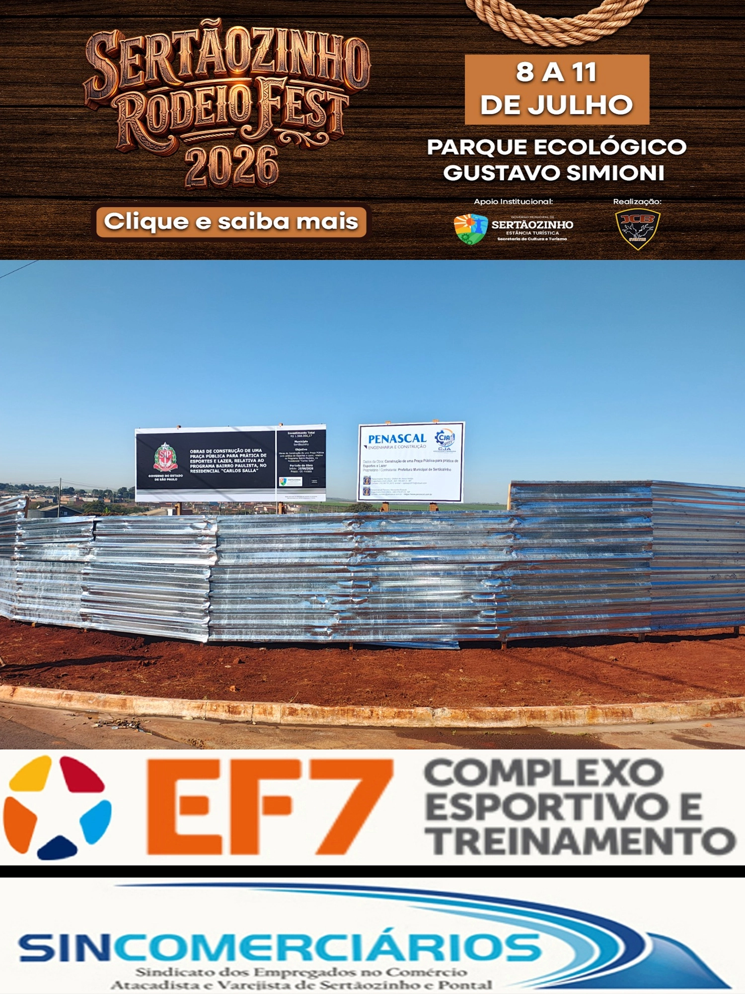 Construção de praça em Cruz das Posses marca nova etapa de investimentos em lazer público de Sertãozinho