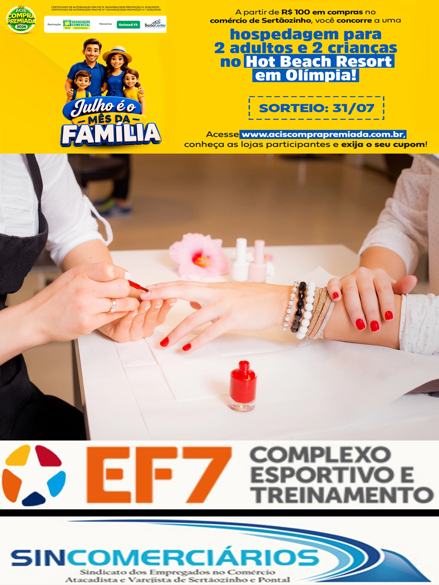 FUNDAM abre inscrições para cursos gratuitos de Manicure, Cabeleireiro e Turismo Receptivo em Sertãozinho