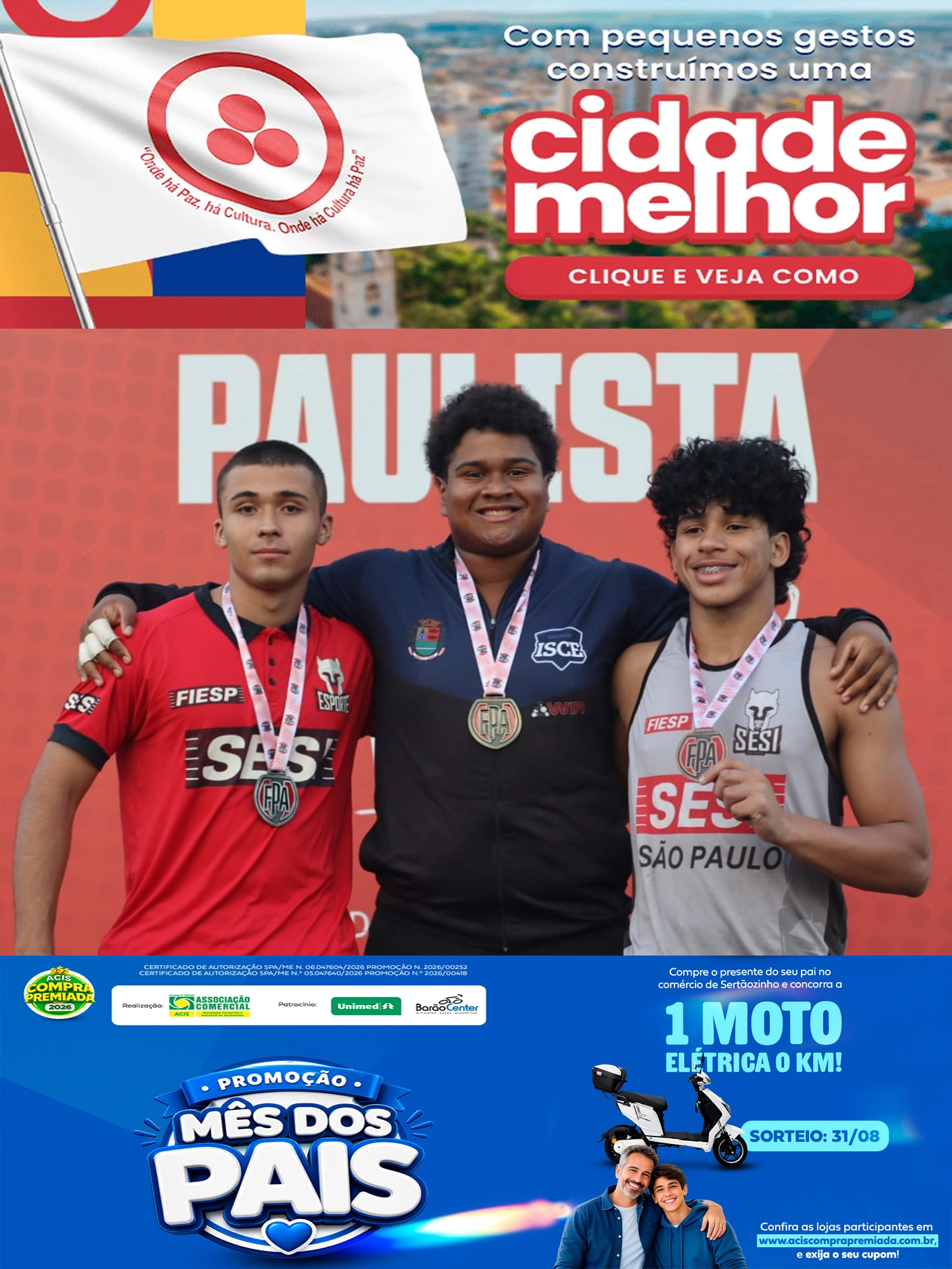 Atletismo de Sertãozinho conquista mais duas medalhas no Campeonato Paulista Sub-18