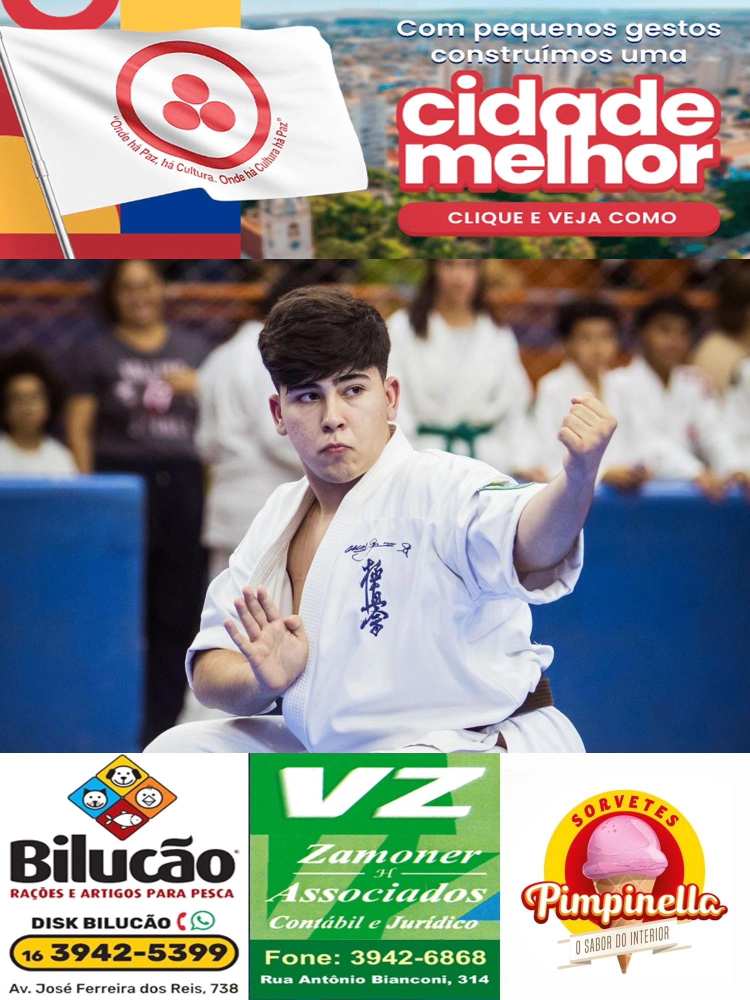 Atleta de Sertãozinho defende título de campeão na Copa América de Karatê