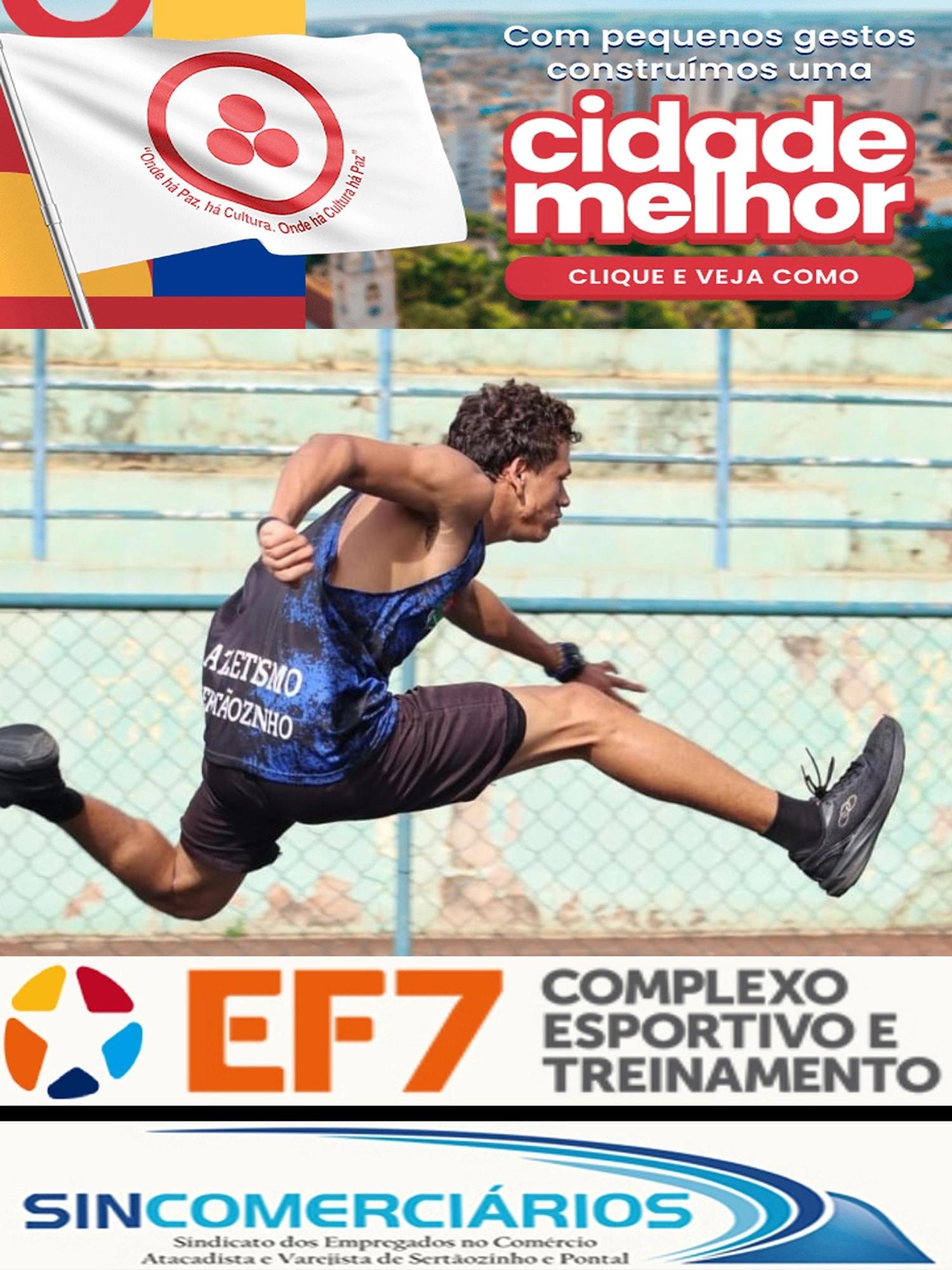 Sertãozinho: projeto gratuito de atletismo tem vagas abertas para crianças e adolescentes de 10 a 17 anos