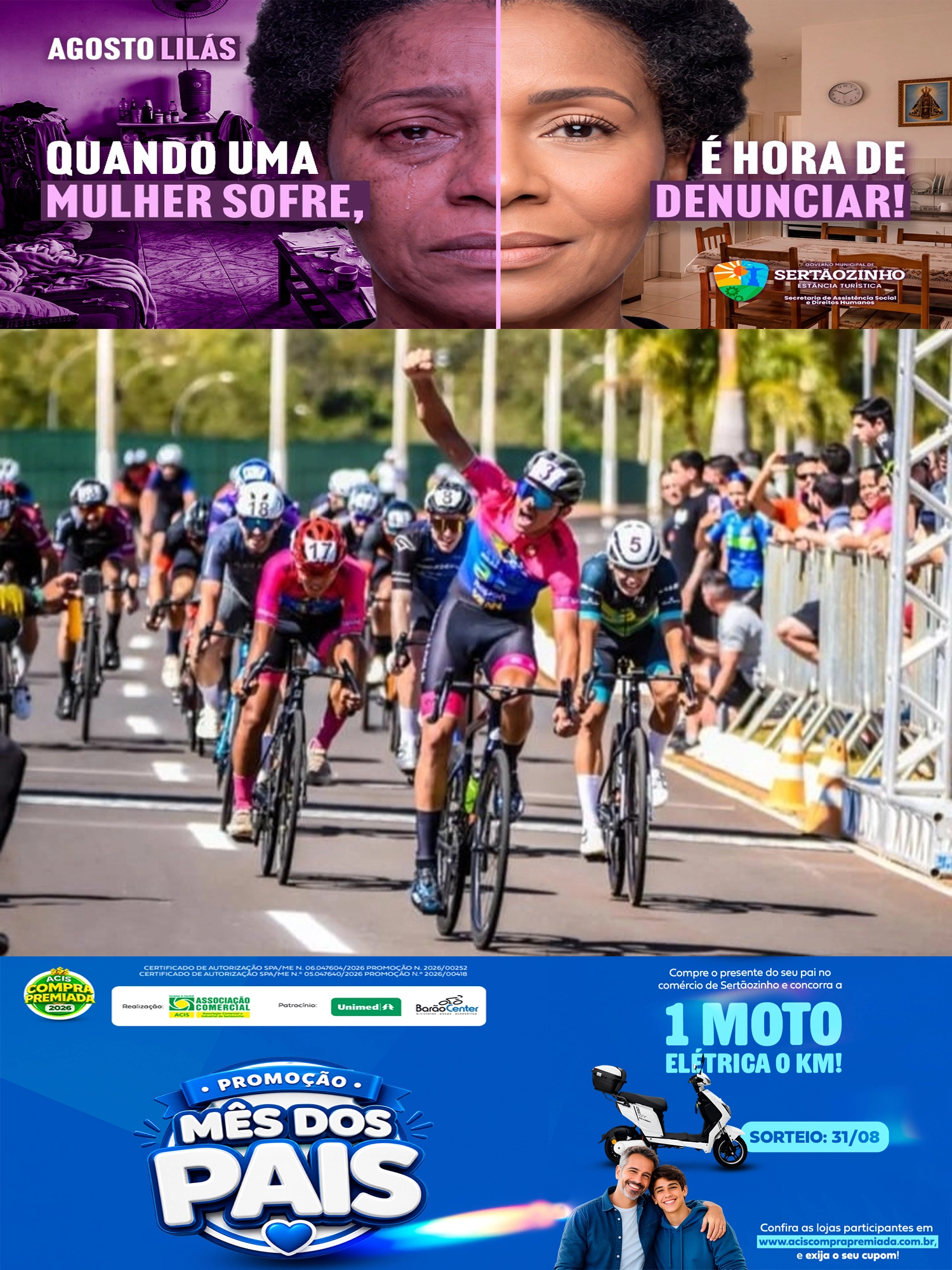 Parque Linear Urbano de Sertãozinho receberá prova de ciclismo neste domingo, 16