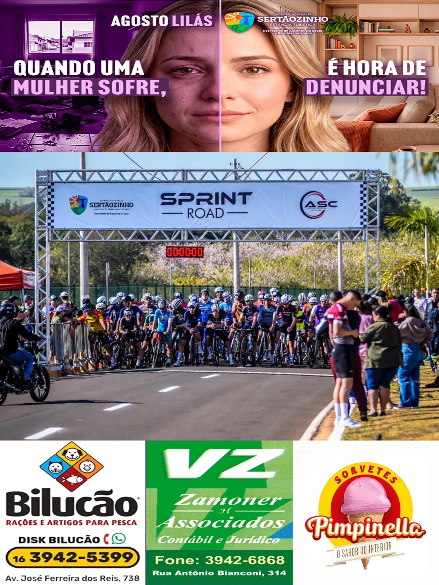 Ciclismo é o destaque dos eventos esportivos da semana na cidade