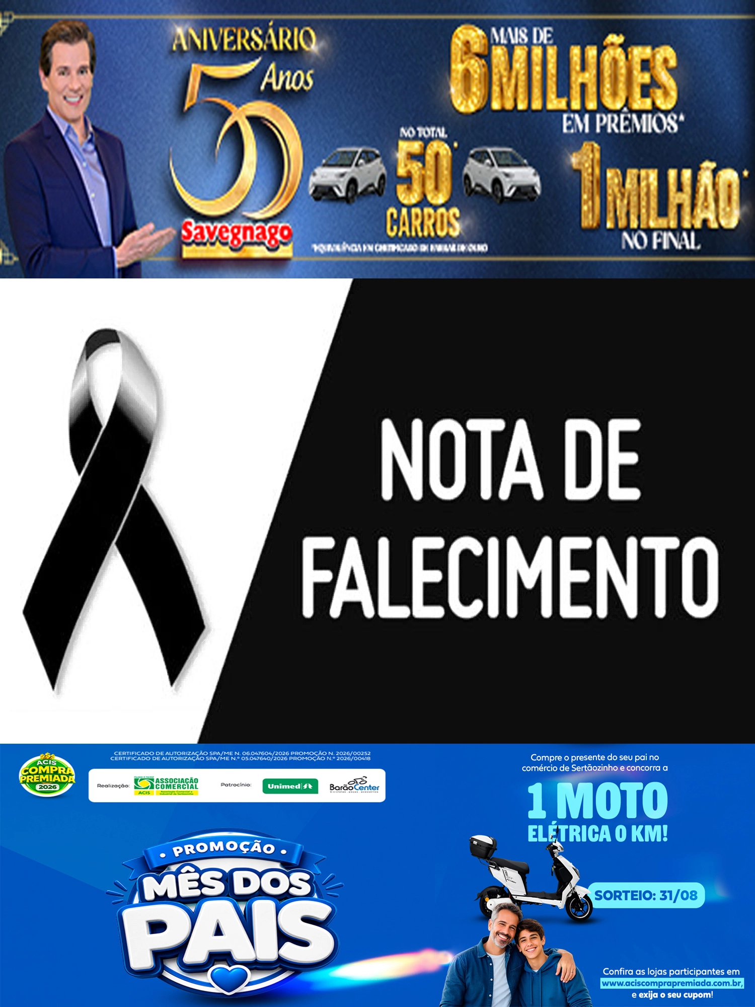 Falecimento | 20/08/2026
